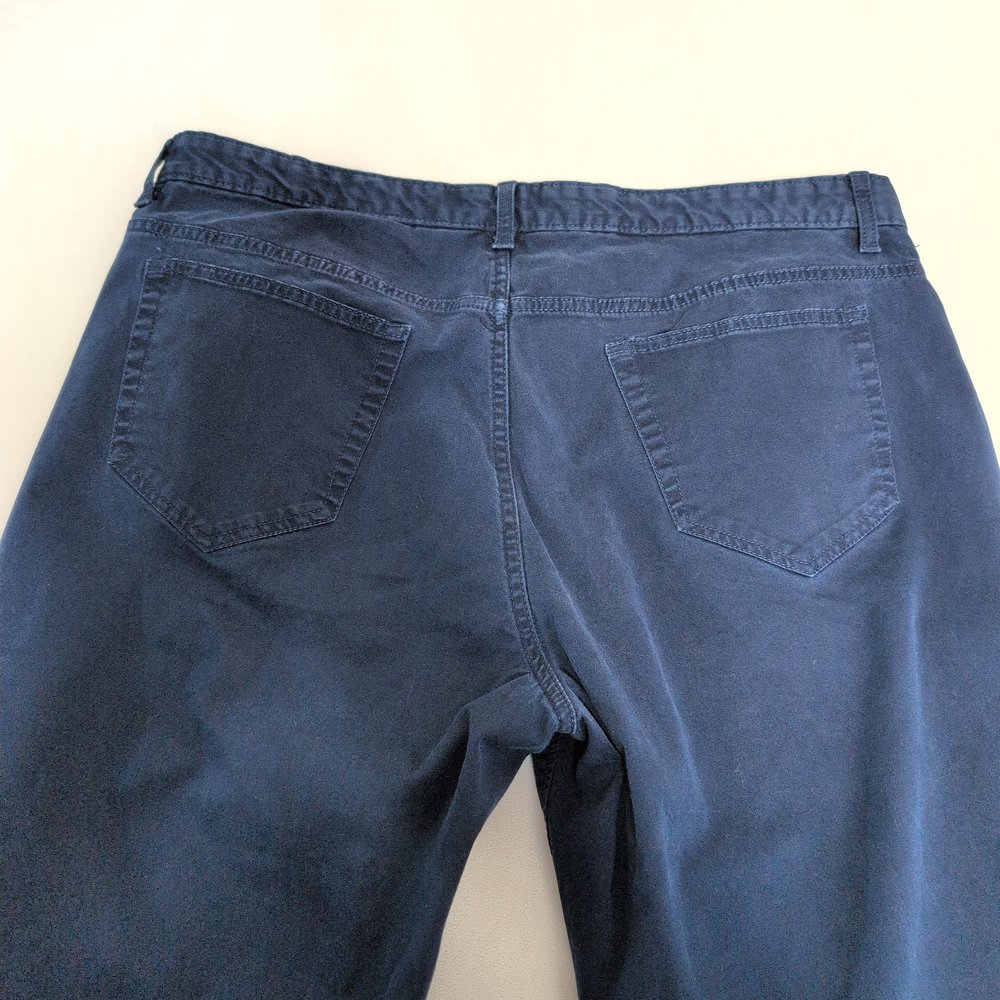 Crown & Ivy Men's Blue Chino Pants 38x30‎ - Picture 6 of 10